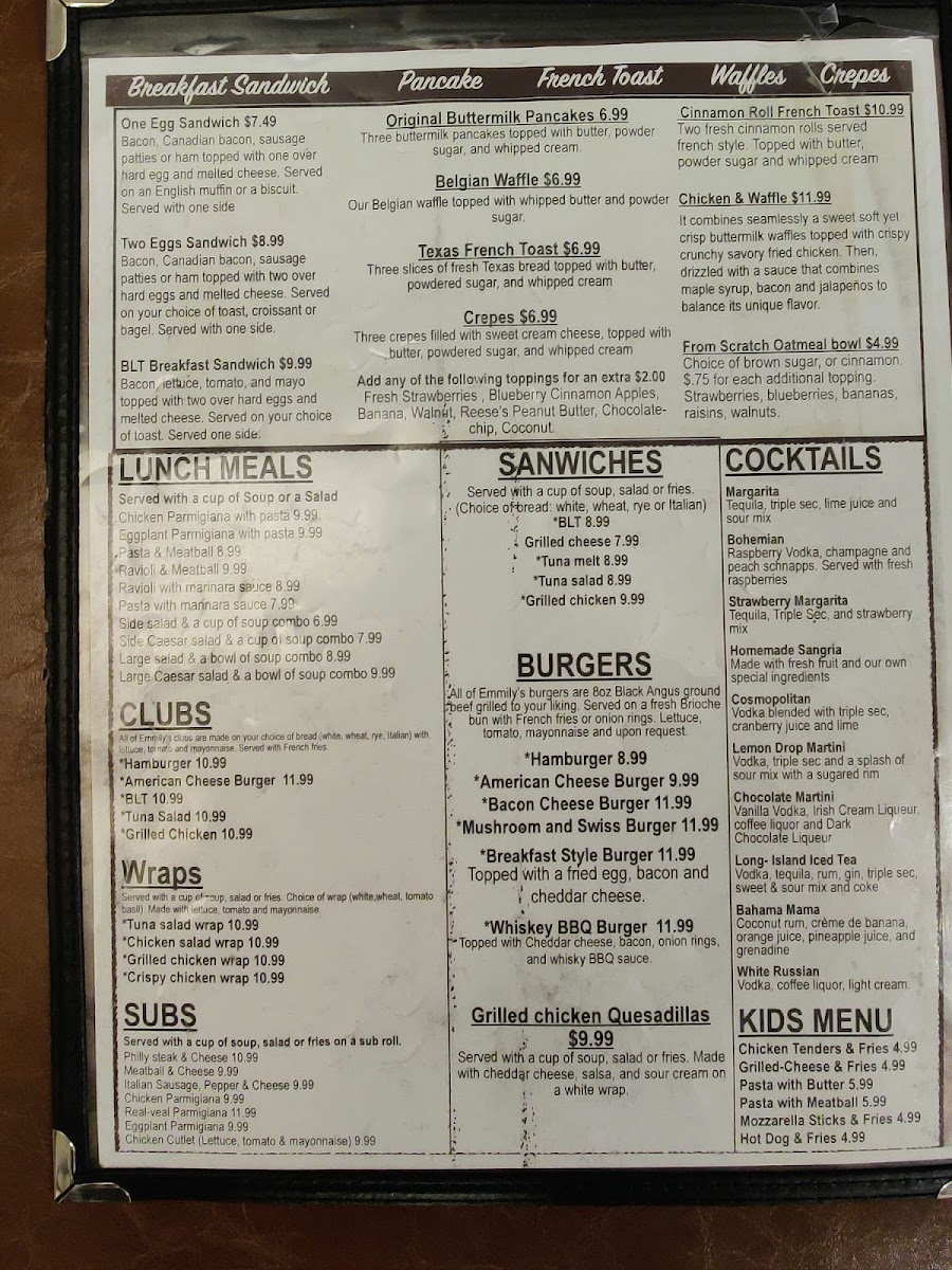 Menu Emmily's-7